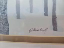 Kathrine Lovell Woods in High Winter framed print