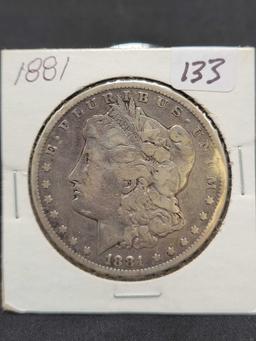 1881 Morgan Silver Dollar