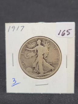 1917 Walking Liberty half dollar