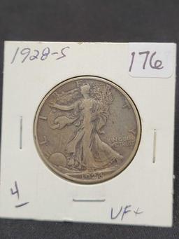 1928 S Walking Liberty half dollar