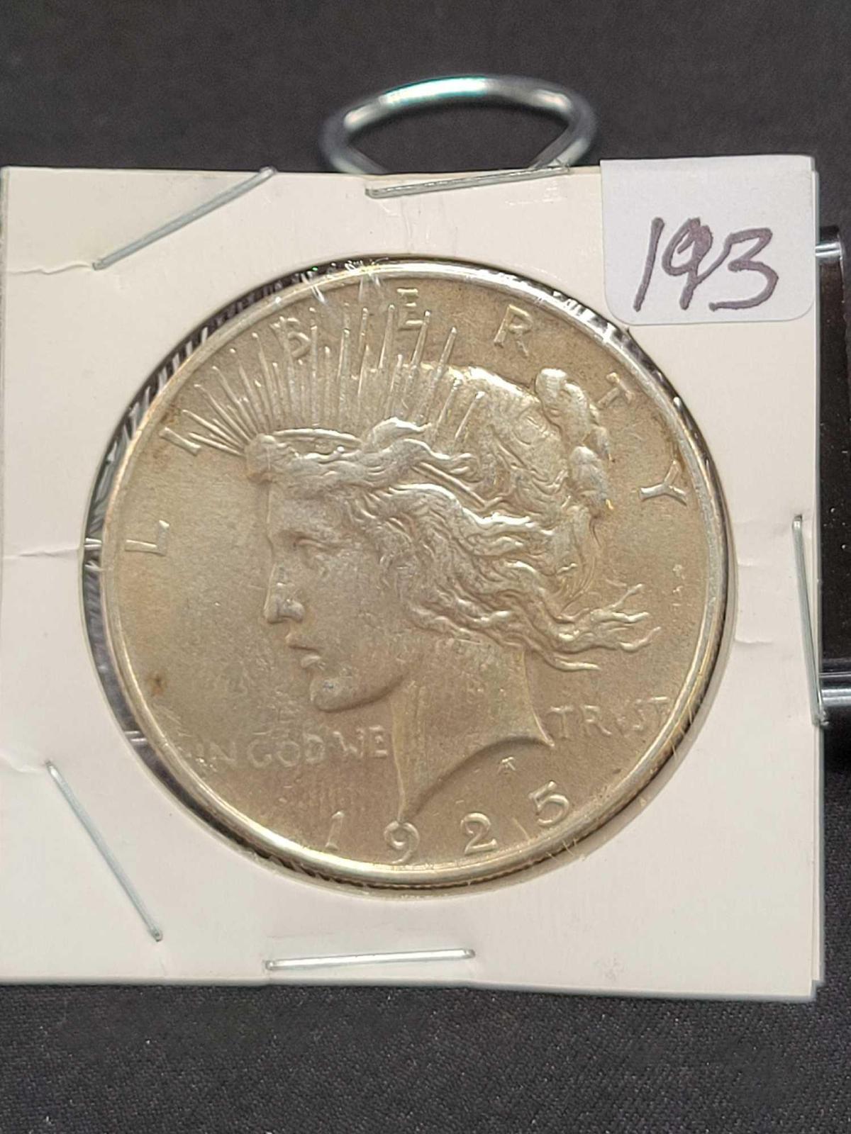 1925 Peace dollar