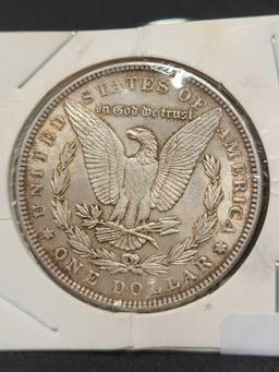 1886 Morgan silver dollar