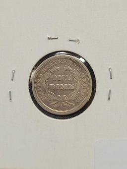 1853 Seated Dime