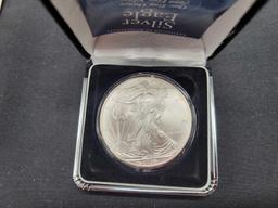 2008 American Eagle Silver Dollar with case