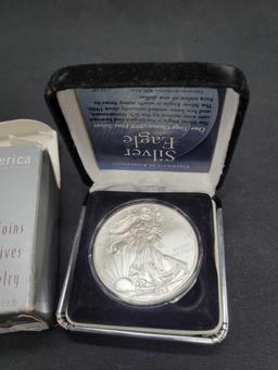 2009 American Eagle Silver Dollar with case