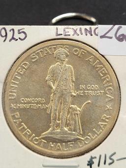 1925 Lexington Half Dollar