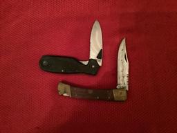 2 Kabar and Schrade Knives