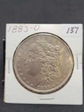 1883 O Morgan Silver Dollar