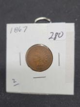 1867 Indian Head Cent