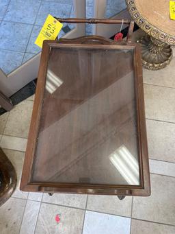 1900s Mahogany Tea Cart