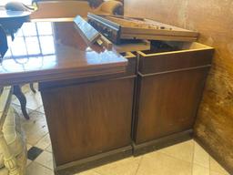 Early Desk with Drawers and Top in Pieces