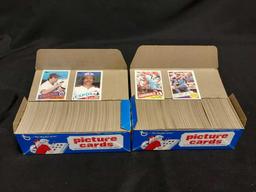 3 Boxes of Topps Baseball Cards - 1985 (Looks Complete) & Other Assorted