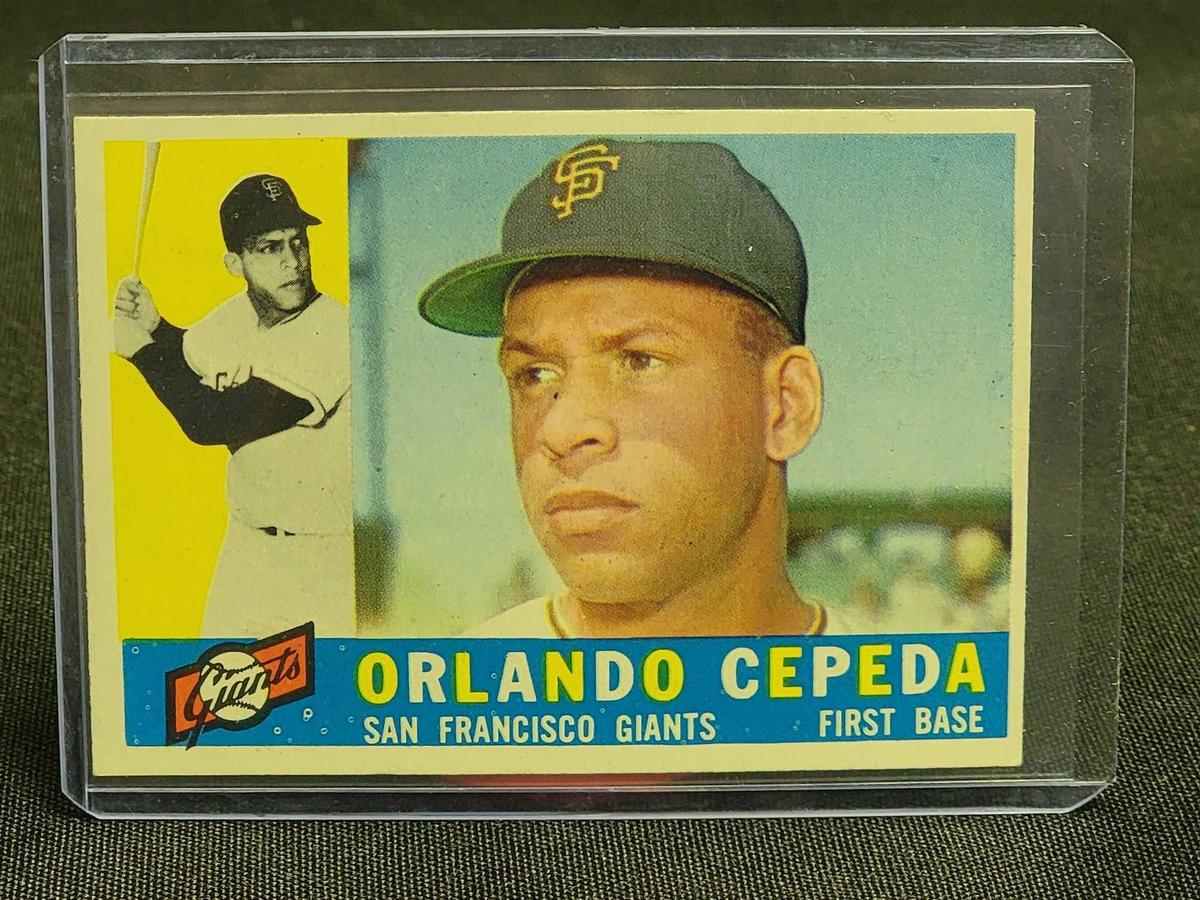 1960 Orlando Cepeda Topps Baseball Card NICE