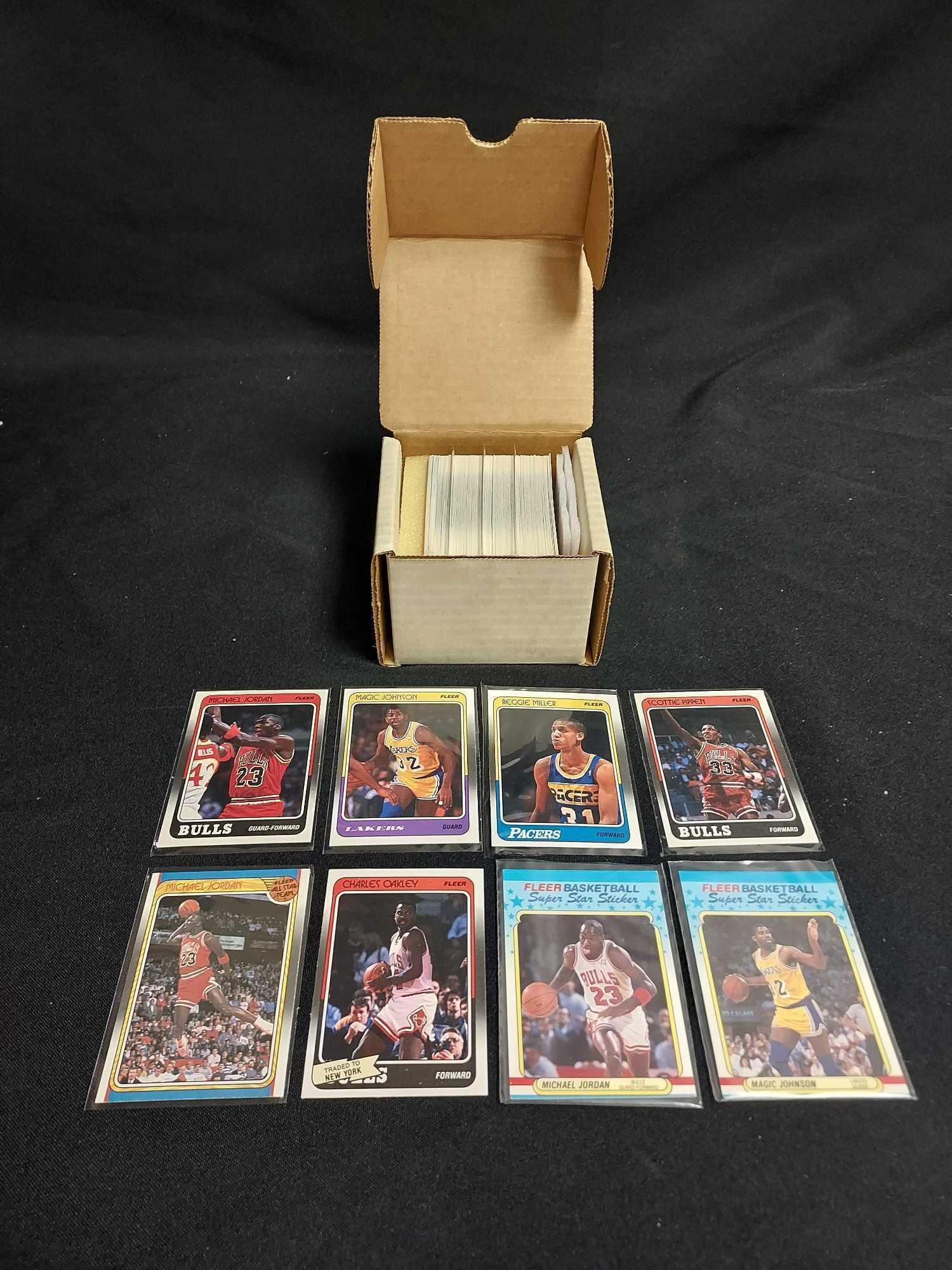 Complete Fleer 1988-1989 Basketball Card Set