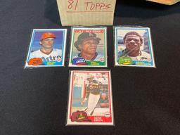 1981, 1982 Topps Baseball looks complete
