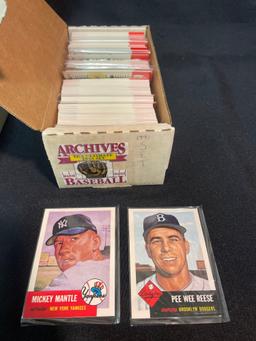 1991 Archives baseball sets, reprint of 1953