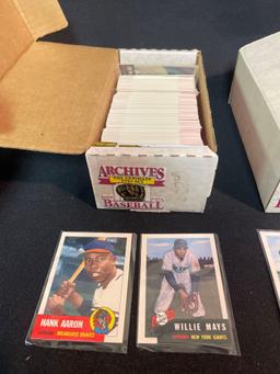 1991 Archives baseball sets, reprint of 1953