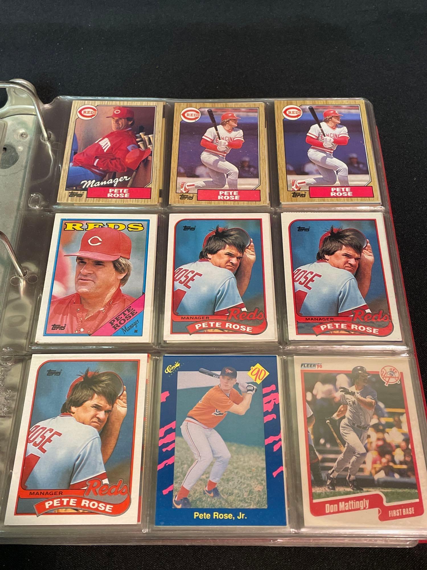 Assorted cards, Pete Rose etc. 1991 draft pick pack, 1992 Primeir