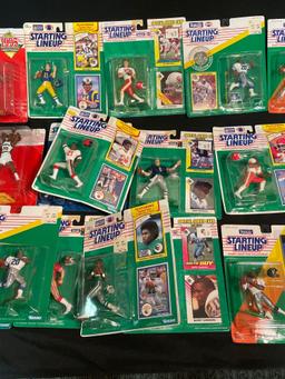 Starting lineup, basketball, football, baseball, factory sealed