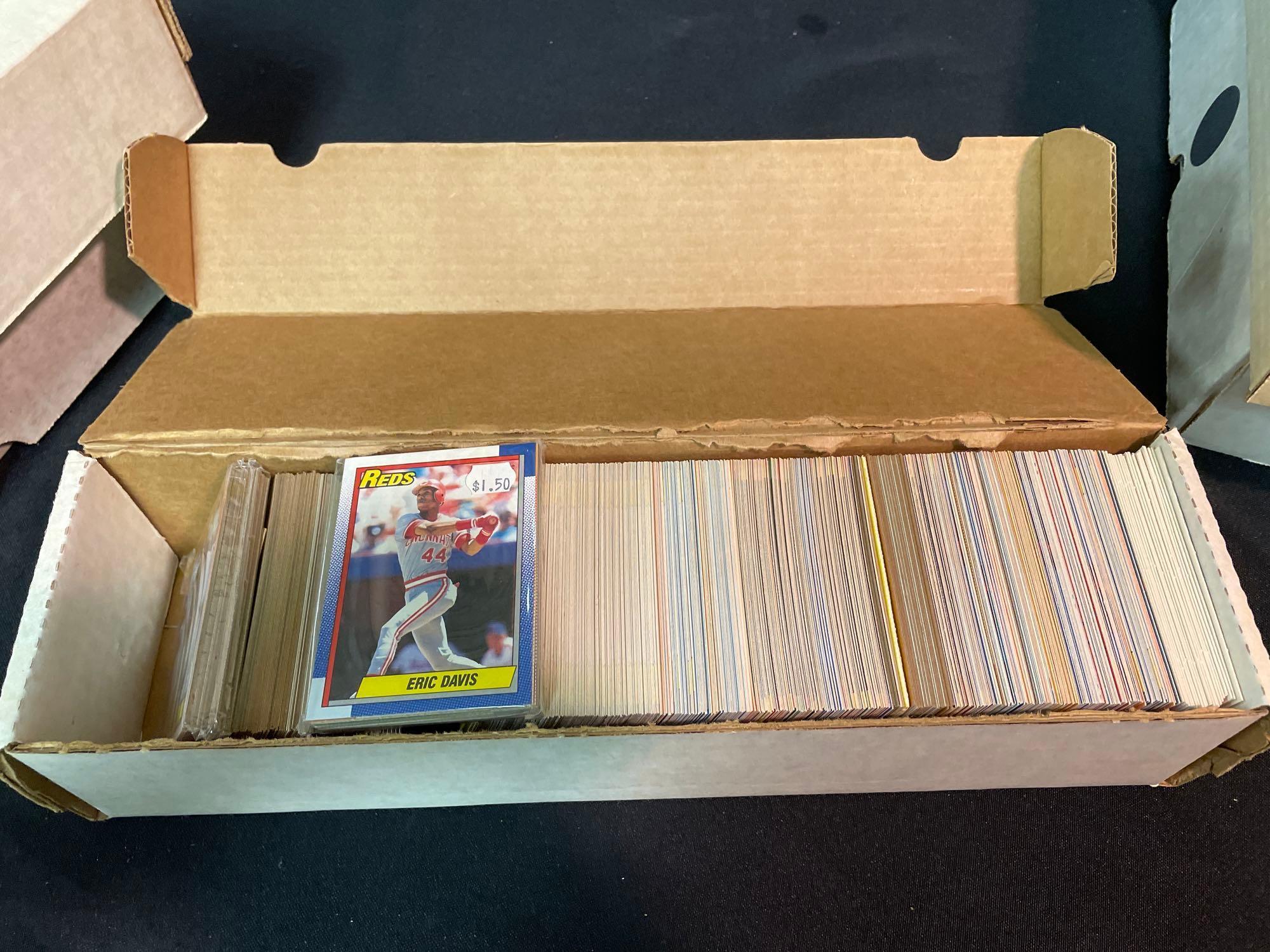 Assorted baseball, with Super Bowl trivia cards, stickers