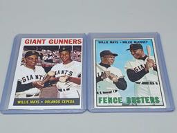 4 Topps Willie Mays Baseball Cards 1960-1971 Hofer All Time Great