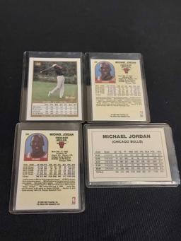 Assortment of Micheal Jordan Baseball Rookie Cards, Basketball, & Starting Lineups