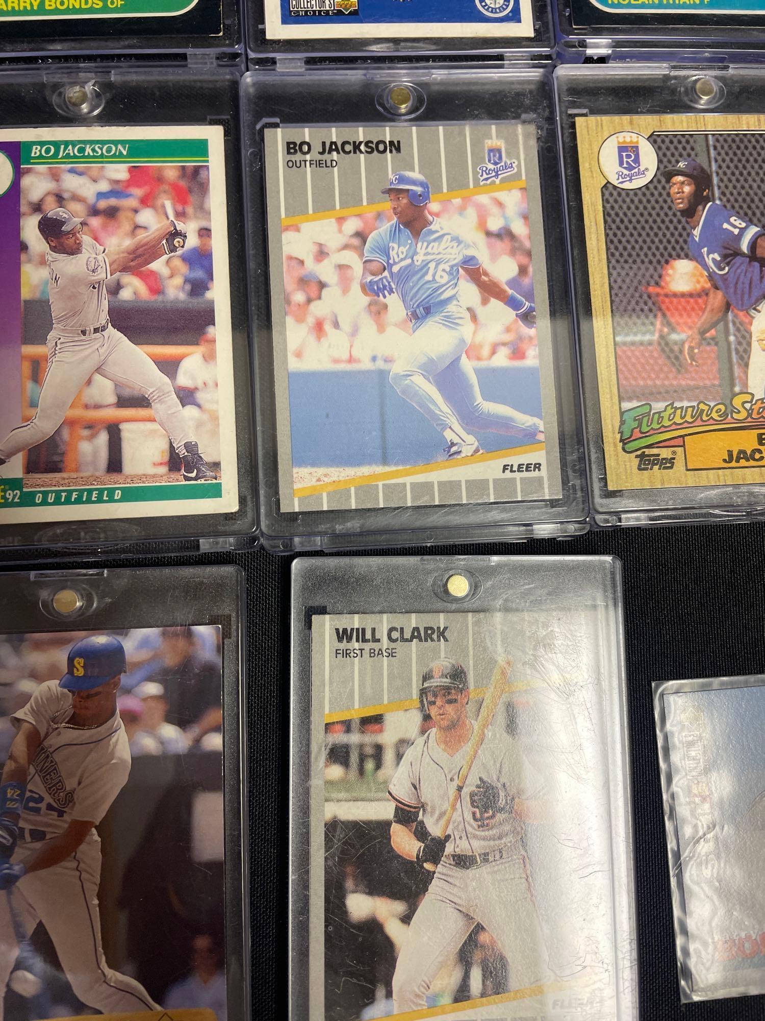 Baseball HOFers, Stars, RCs, Rookies, Bonds, Griffey Jr., Bo Jackson, Jeter, Pujols, McGwire, 1985