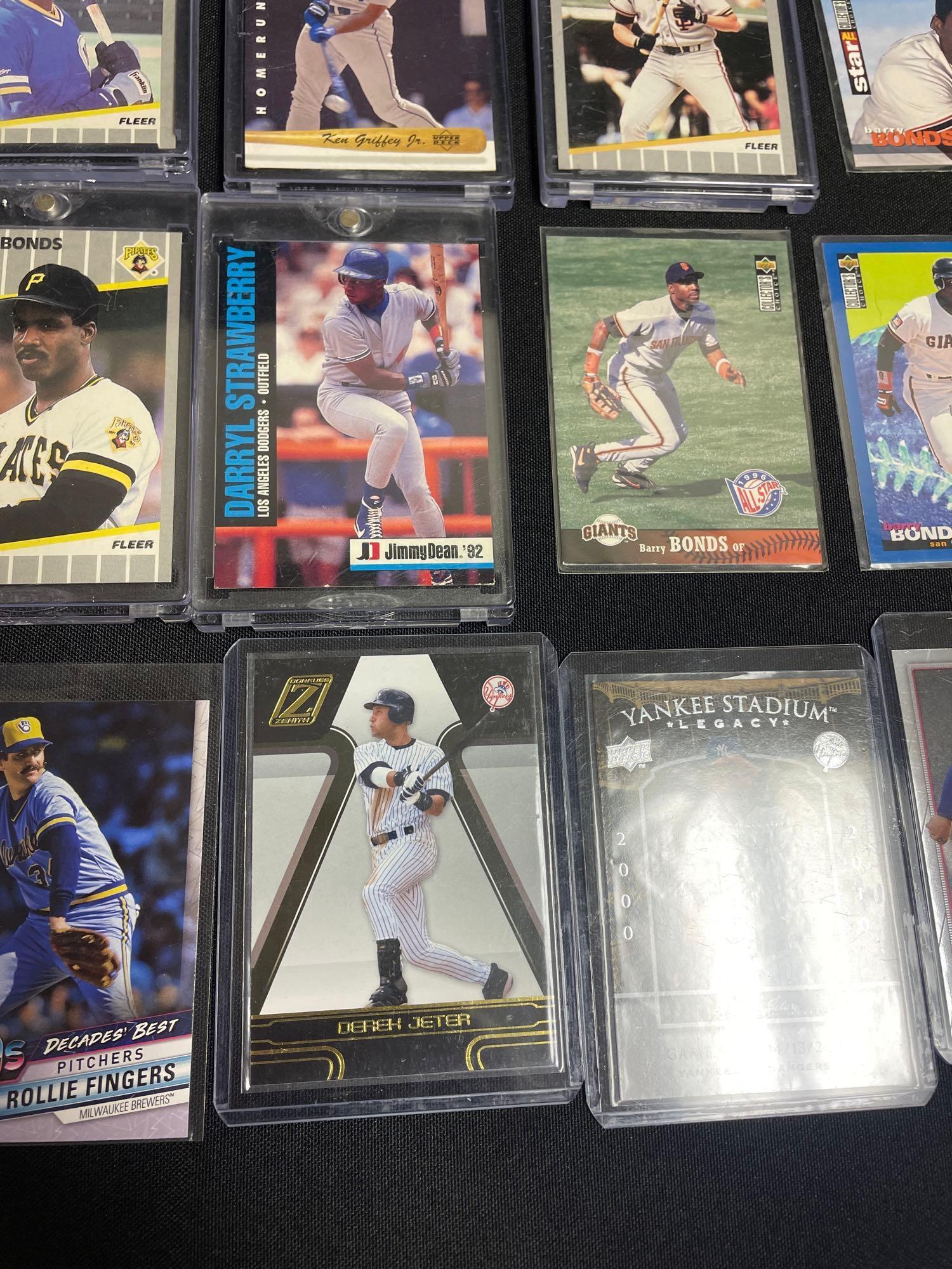 Baseball HOFers, Stars, RCs, Rookies, Bonds, Griffey Jr., Bo Jackson, Jeter, Pujols, McGwire, 1985