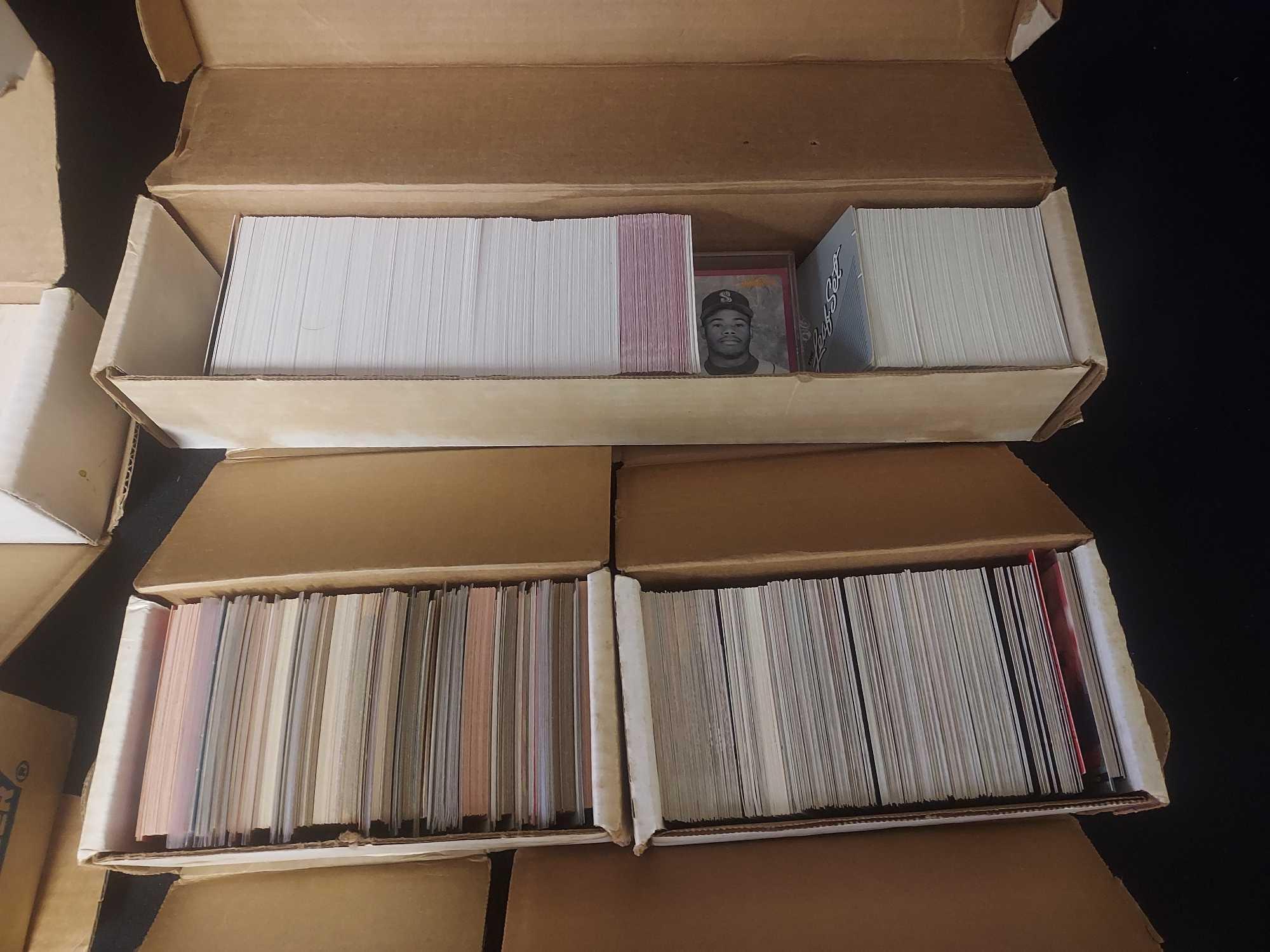 several thousand mixed sports cards mainly basketball & baseball, HOFers RCs, Stars, Commons great