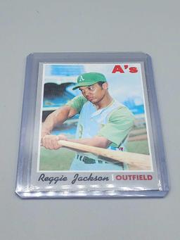 1970 & 1973 Reggie Jackson Topps Cards