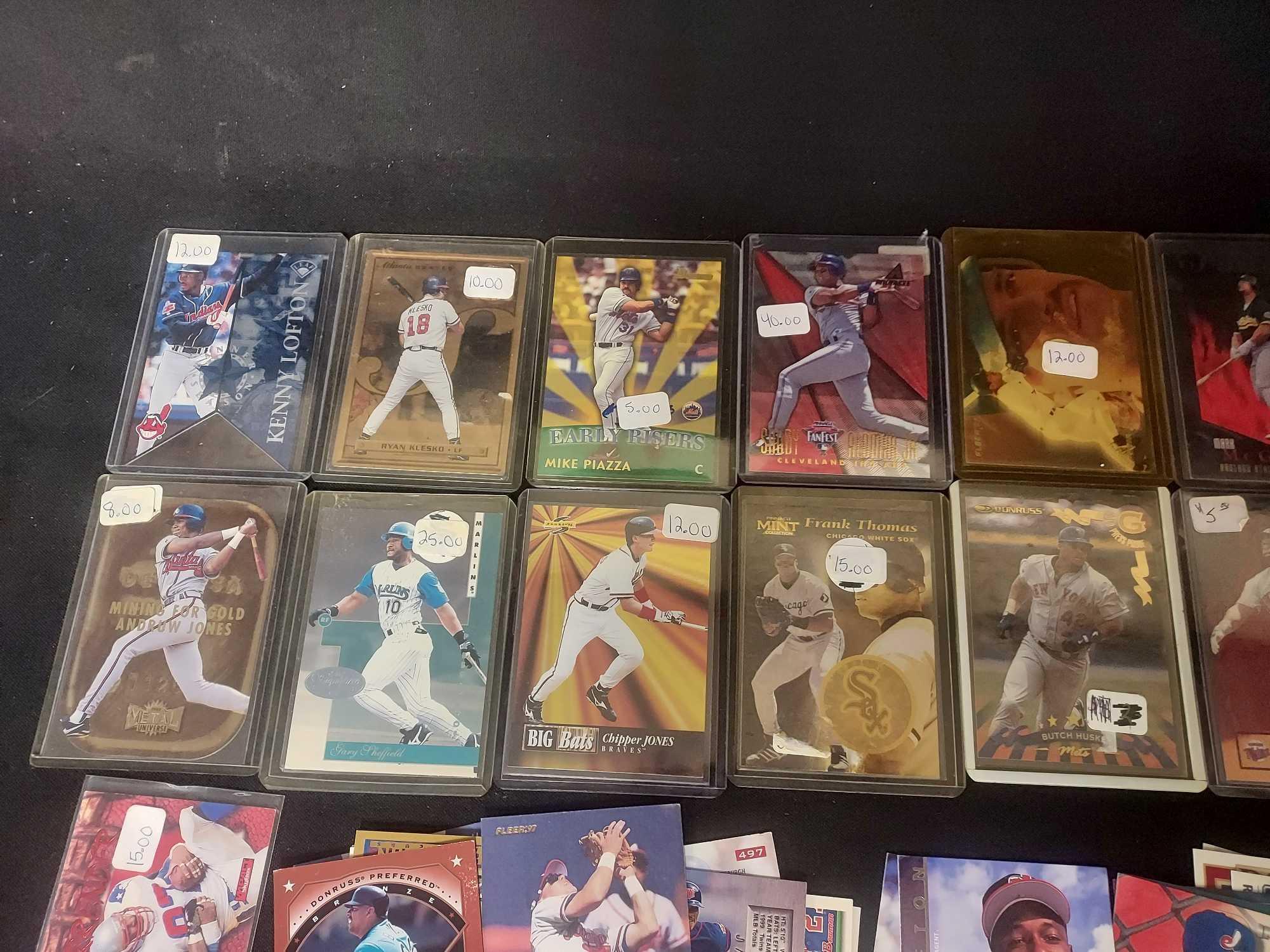 Assortment of Baseball Cards - Various Years, Teams, & Players