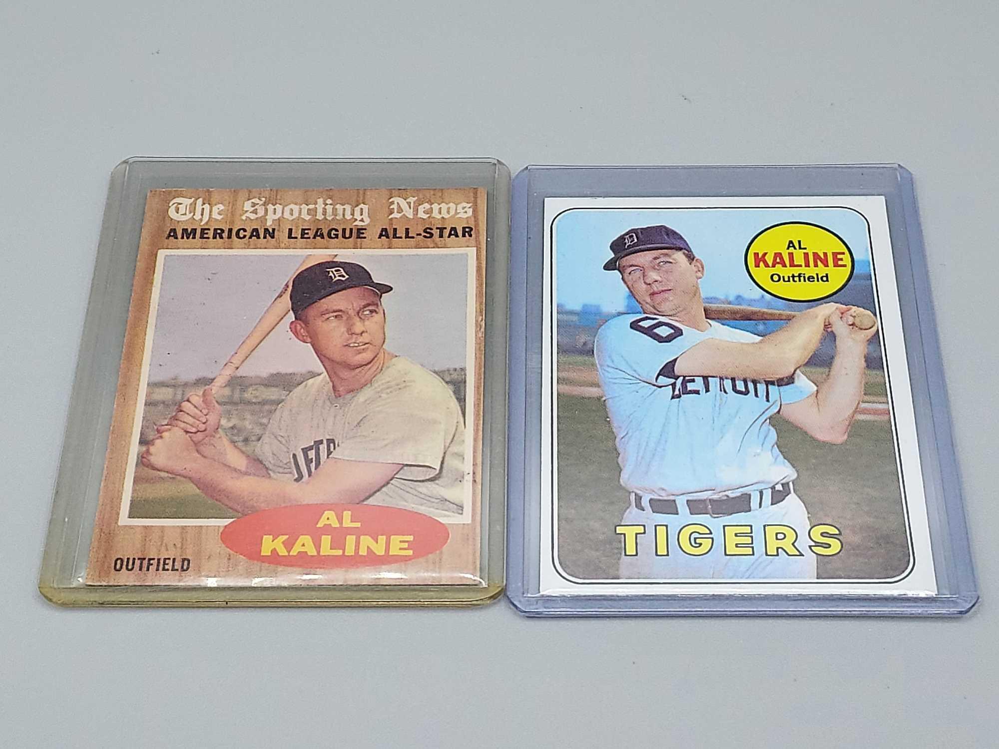 6 Al Kaline Topps Baseball Cards 1961-1971