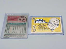 6 Topps Pete Rose Baseball Cards - 1970 All Star, 1971-1972+