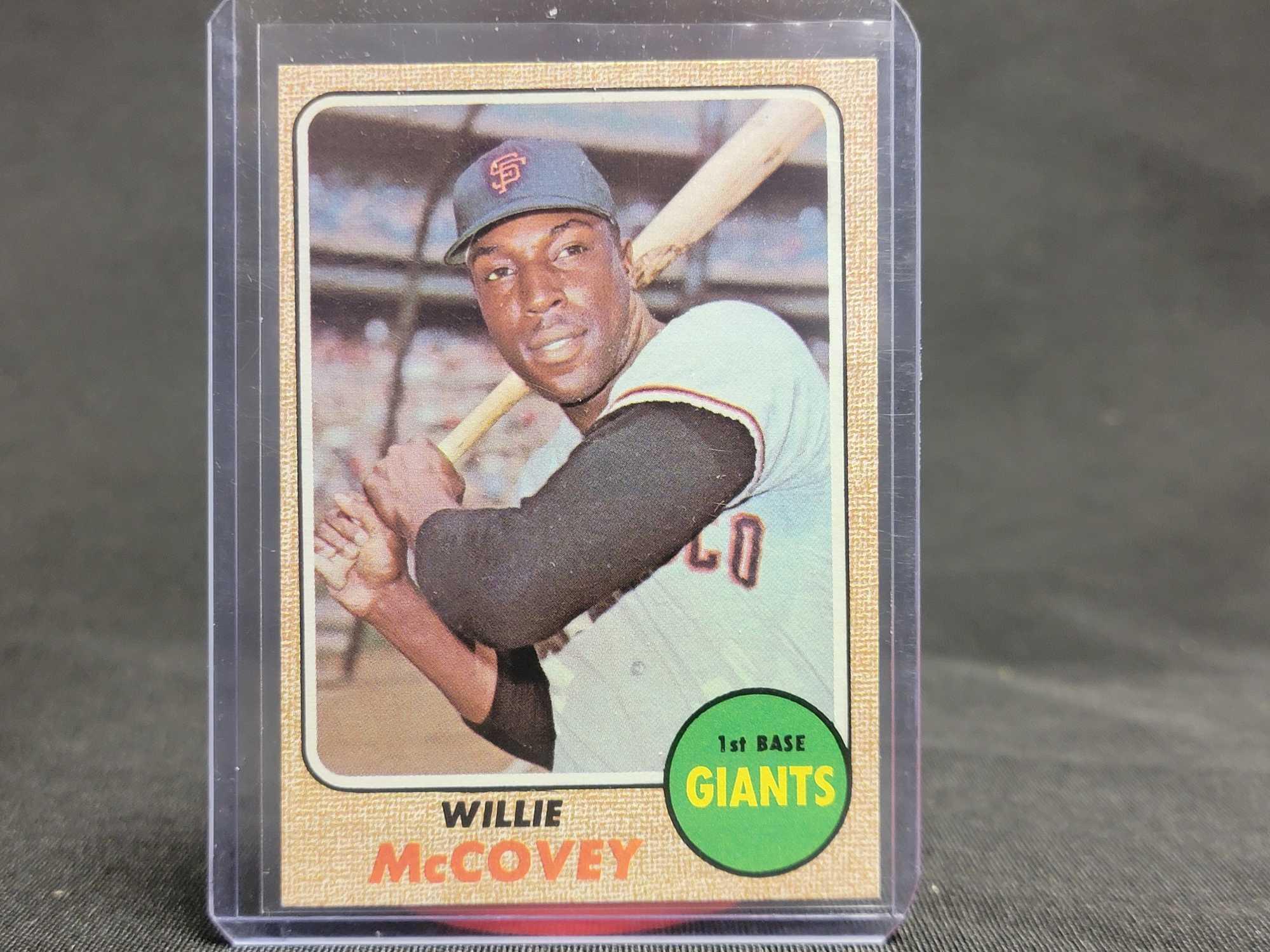 1964 1968 Topps Willie McCovey Baseball Cards Nice