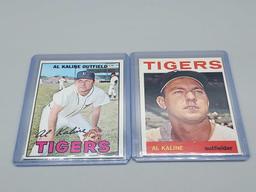 6 Al Kaline Topps Baseball Cards 1959-1971