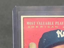1961 Topps Mickey Mantle MVP Baseball Card 475 HOFer