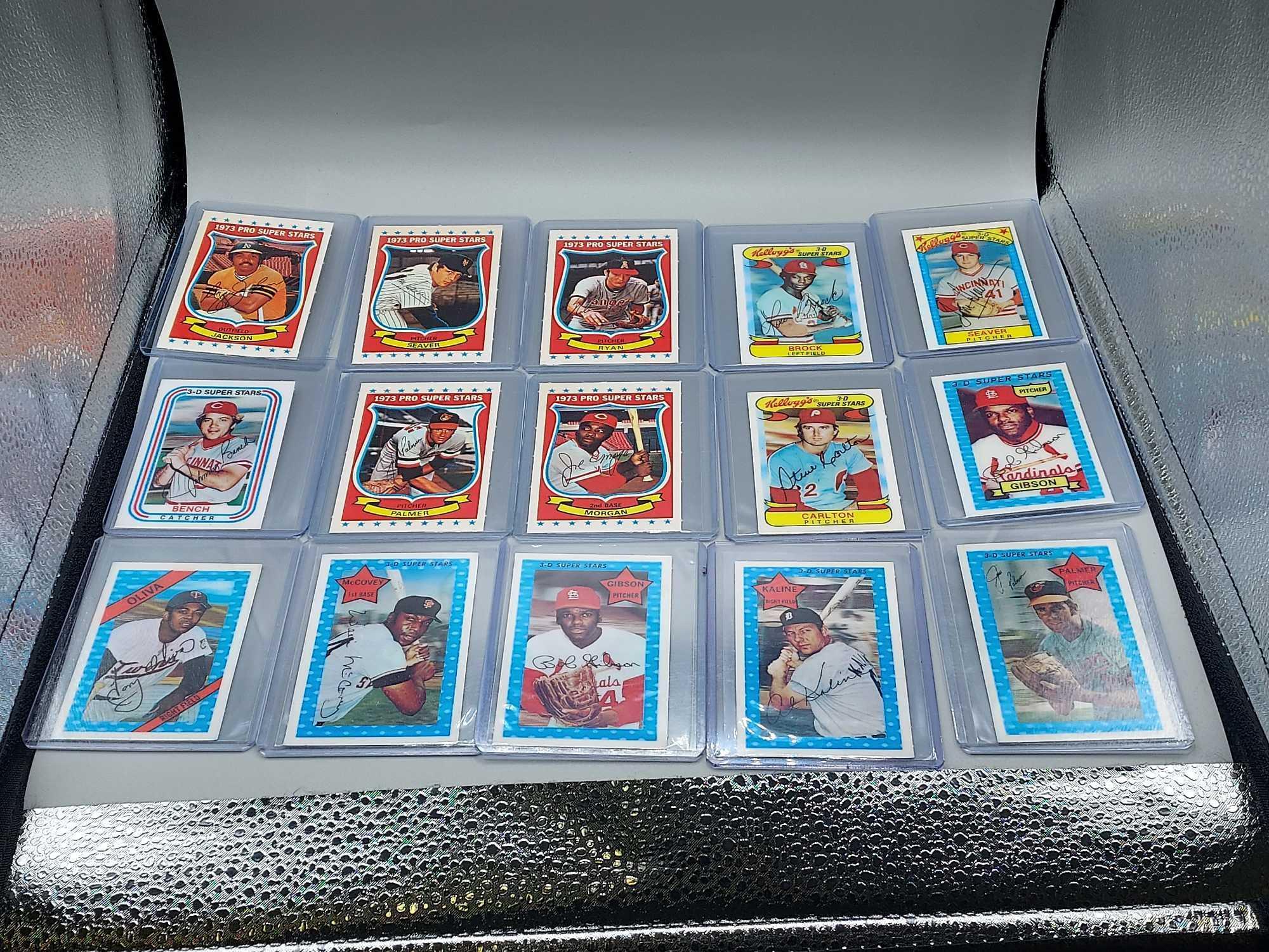 15 1970s Kelloggs 3D Baseball Card Premiums