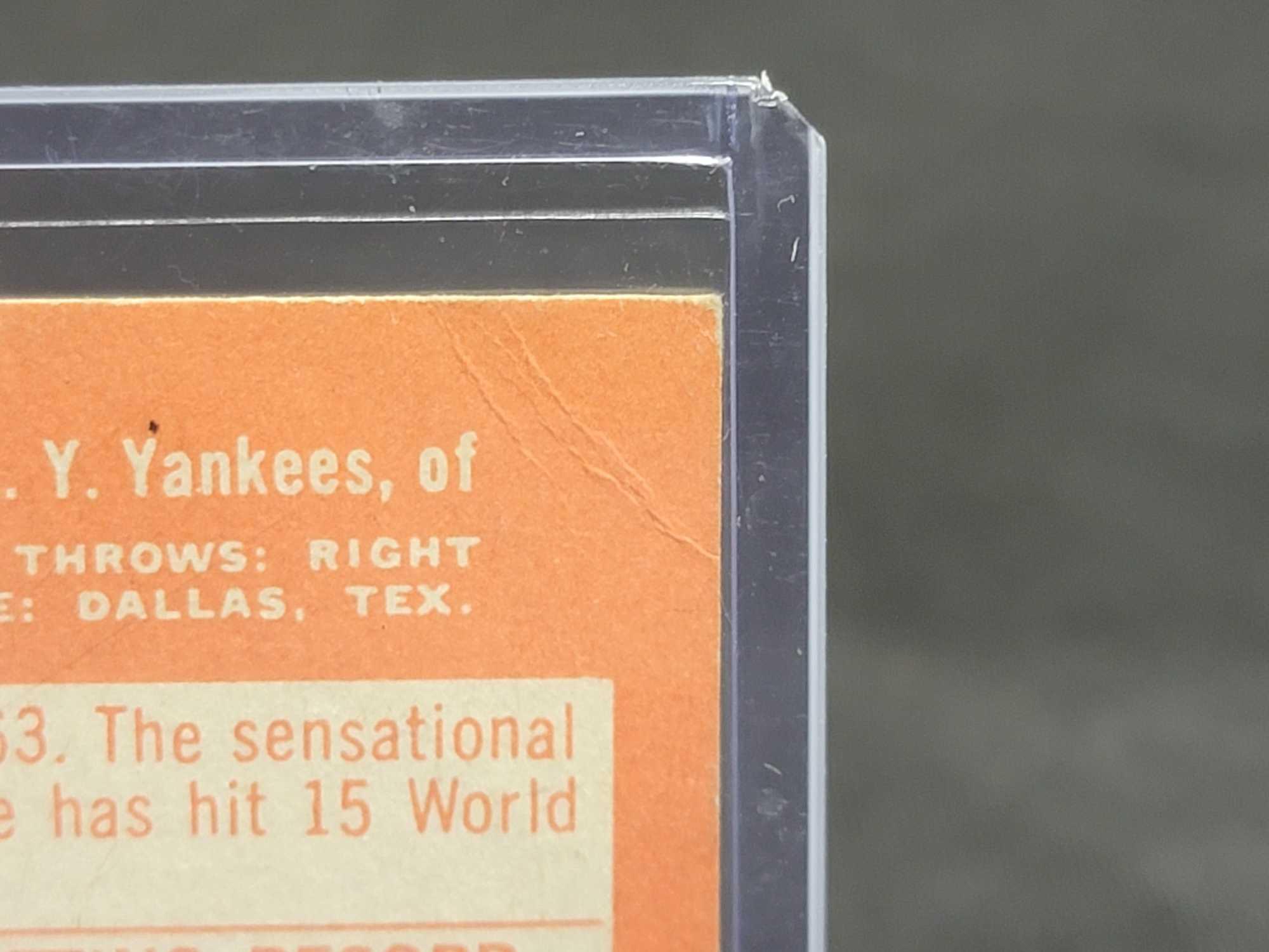 1964 Topps Mickey Mantle Baseball Card 50 HOFer MVP Yankees