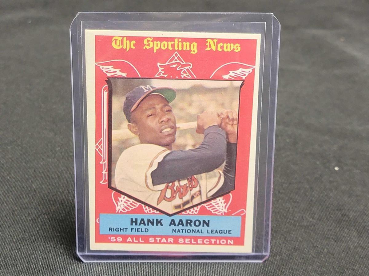 1959 Topps Hank Aaron All Star Baseball Card 561