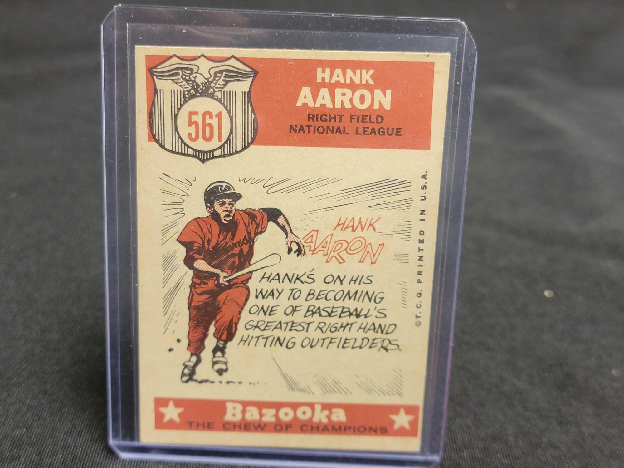 1959 Topps Hank Aaron All Star Baseball Card 561