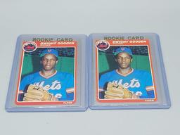 1984 Fleer Topps Update Dwight Gooden + RC Rookie Cards