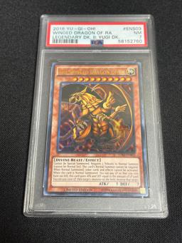 Graded 2016 Yu-Gi-Oh! Winged Dragon, Obelisk The Tormentor, Slifer the sky dragon