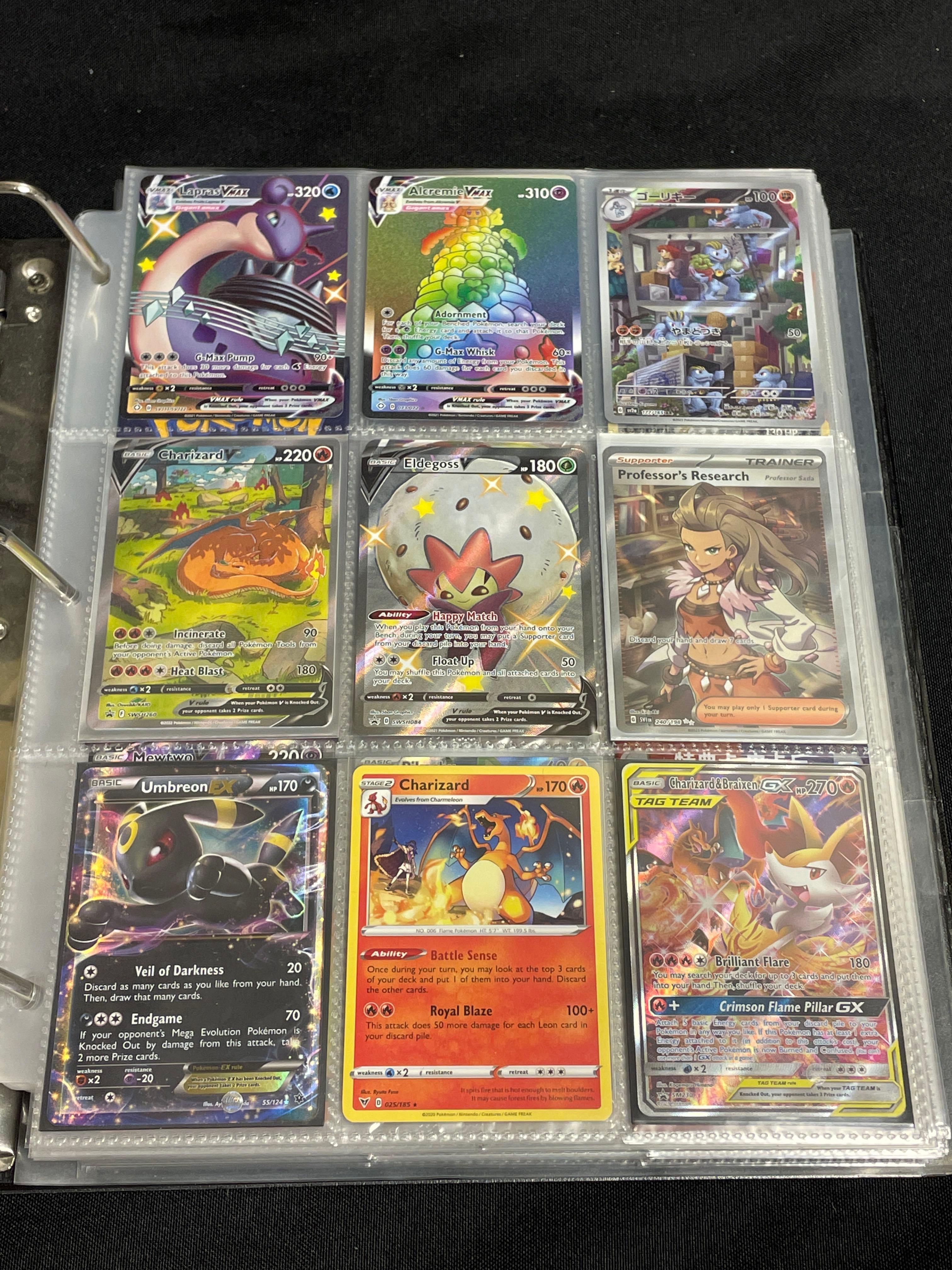 Pokemon album loaded with cards,refractors, and more