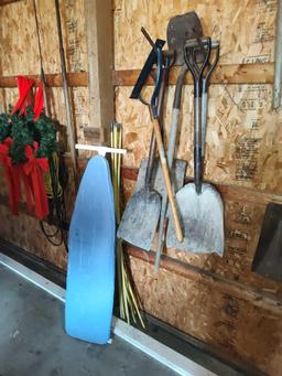 Yard Tools, Shovels, Racks