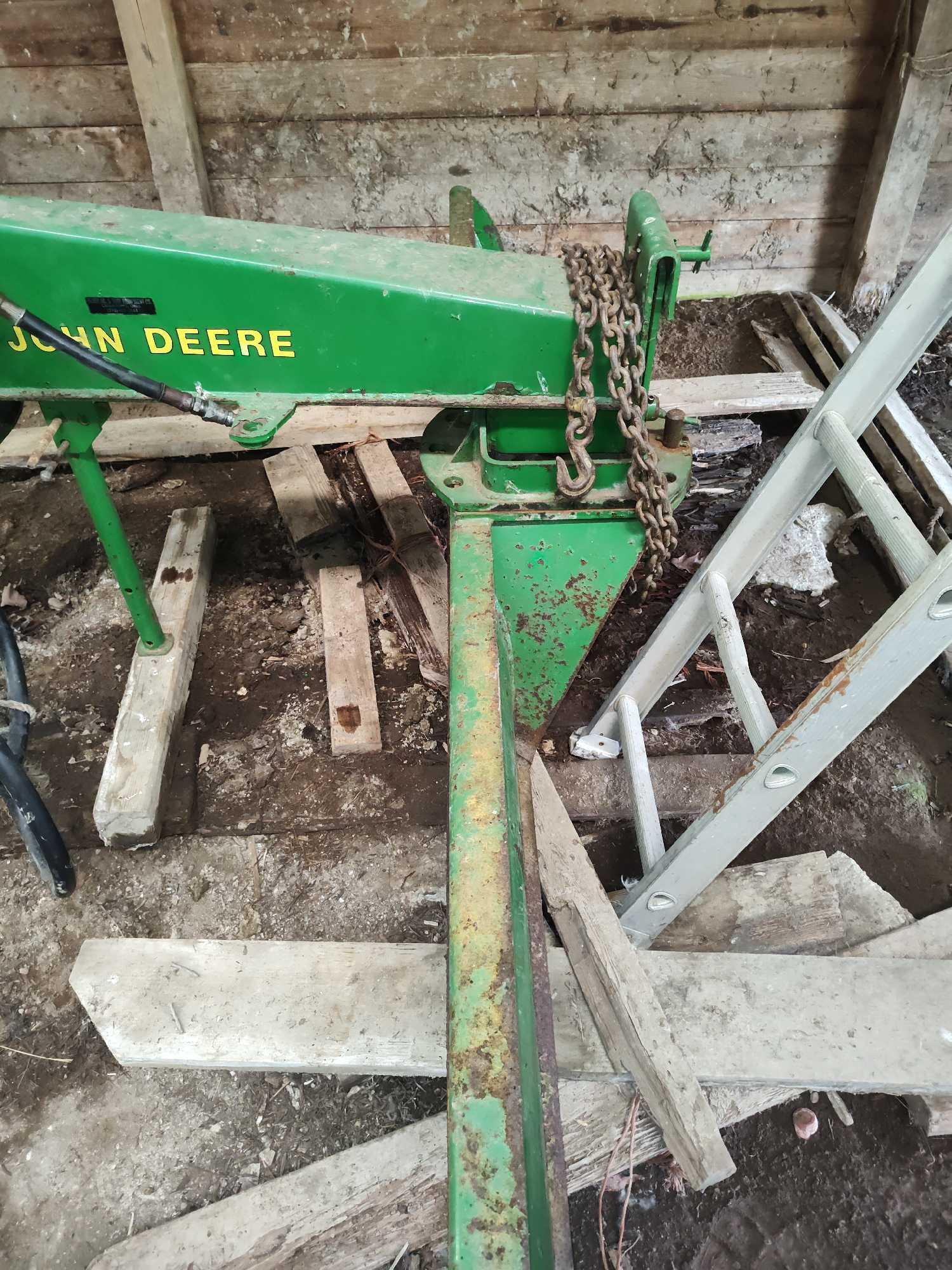 John Deere 3Pt Hitch Scraper Blade Hydraulic Control