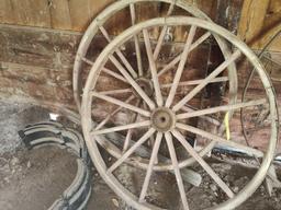 3 Old Wheels 2 Wooden