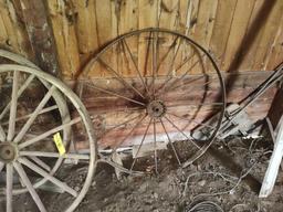 3 Old Wheels 2 Wooden