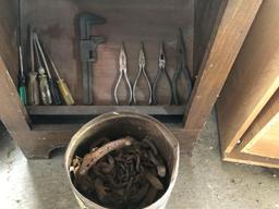 hardware, hand tools, cabinet