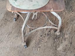 Toledo Stool, Stool, Industrial Light