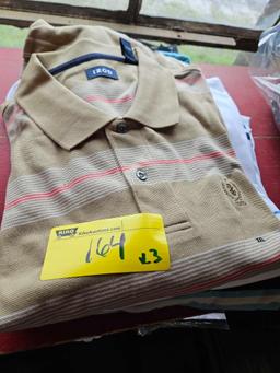 Izod mens 2xl shirts, bid x 3